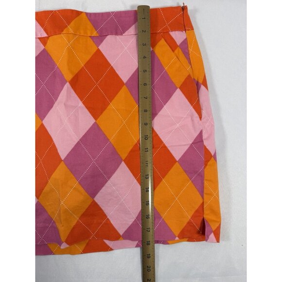 Loudmouth Ladies Size 10 Golf Argyle Skort - Picture 6 of 6